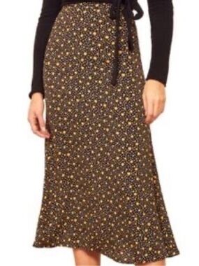 Brand New Reformation Bea Carolina Skirt Size 12